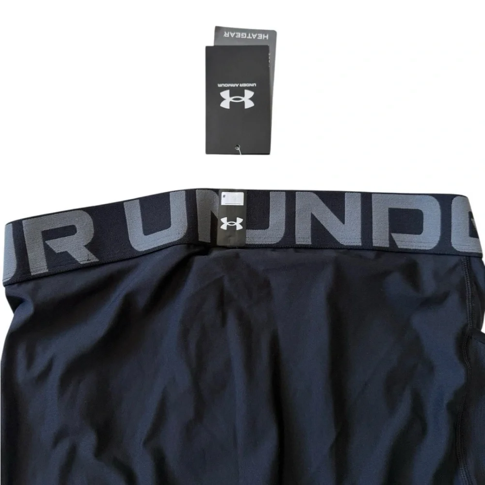Under Armour Heat Gear Black Compression Shorts size Medium